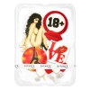 FIGURKA CUKROWA topper na tort URODZINY KOBIETA ozdoby na tort LOVE 18+
